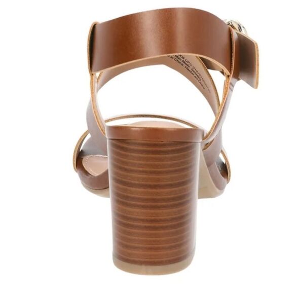 Time and Tru Brown Block Heel Sandals Sz 6 - Picture 5 of 7